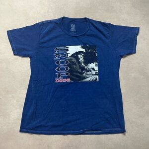 Snoop Dogg Classic Graphic Rap Blue Wash T-Shirt